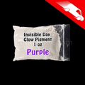 Glominex Invisible Day Glow Pigment 1 Oz. Purple